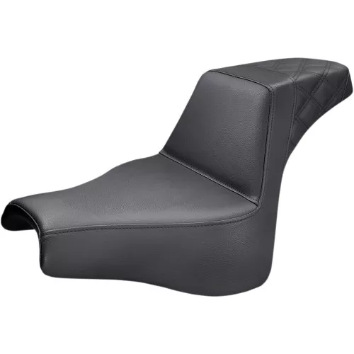 Saddlemen Rear LS Step-Up Seat for 2018-2024 Harley Fat Bob - Black