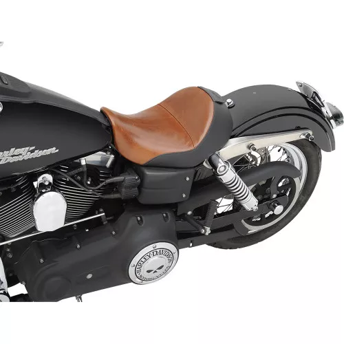 Saddlemen Renegade Lariat Solo Seat w/ Backrest Option for 2006-2017 Harley Dyna