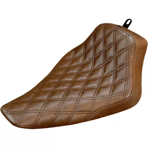 Saddlemen Renegade LS Solo Seat for 2012-2017 Harley Softail Slim - Brown
