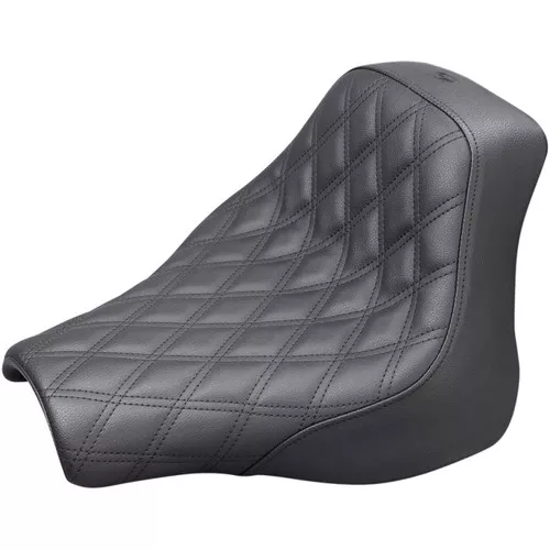 Saddlemen Renegade LS Solo Seat for 2018-2024 Harley Fat Bob - Black