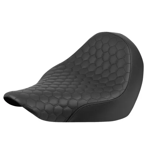 Saddlemen Renegade Solo Seat for 2018-2024 Harley Softail FXLR/FLSB - Honeycomb
