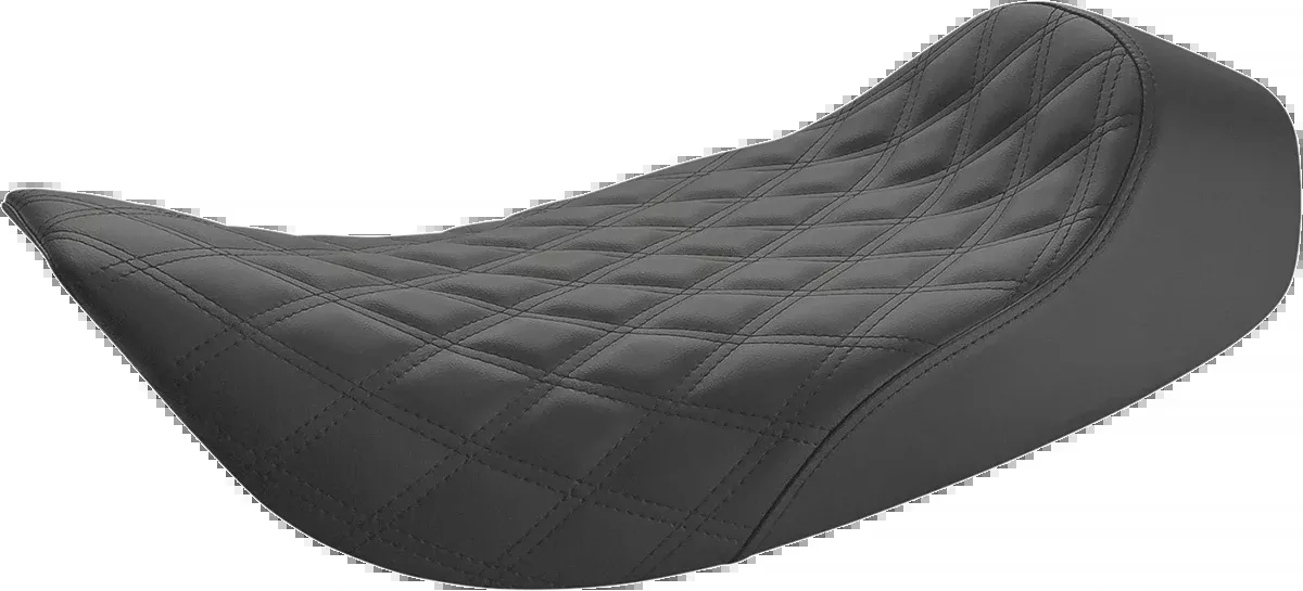 Saddlemen Renegade™ Solo Seat - Lattice Stitched - Black - FLH '97-'07 - 897-06-002LS