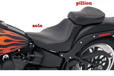 Saddlemen Renegade Sport Pillion for '06-17 FLSTN - Plain