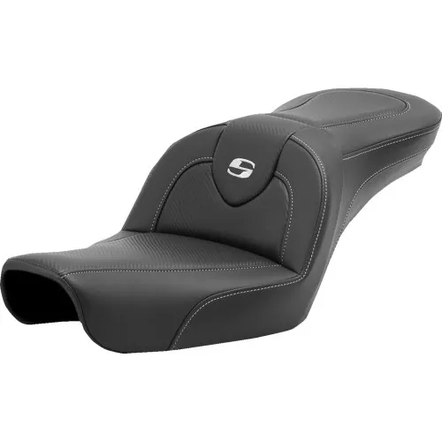 Saddlemen Road Sofa Carbon Fiber Seat for 1999-2003 Harley Dyna FXD