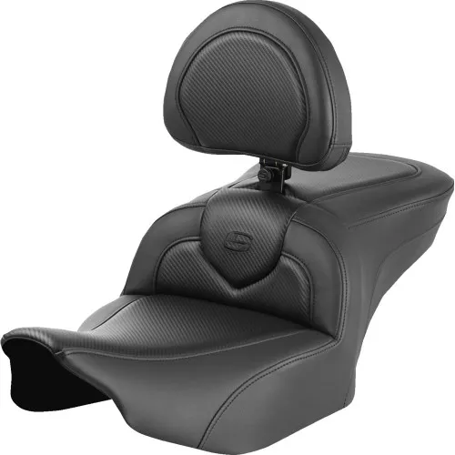Saddlemen Road Sofa CF Seat w/ Driver's Backrest for 2024-2026 Harley Touring*