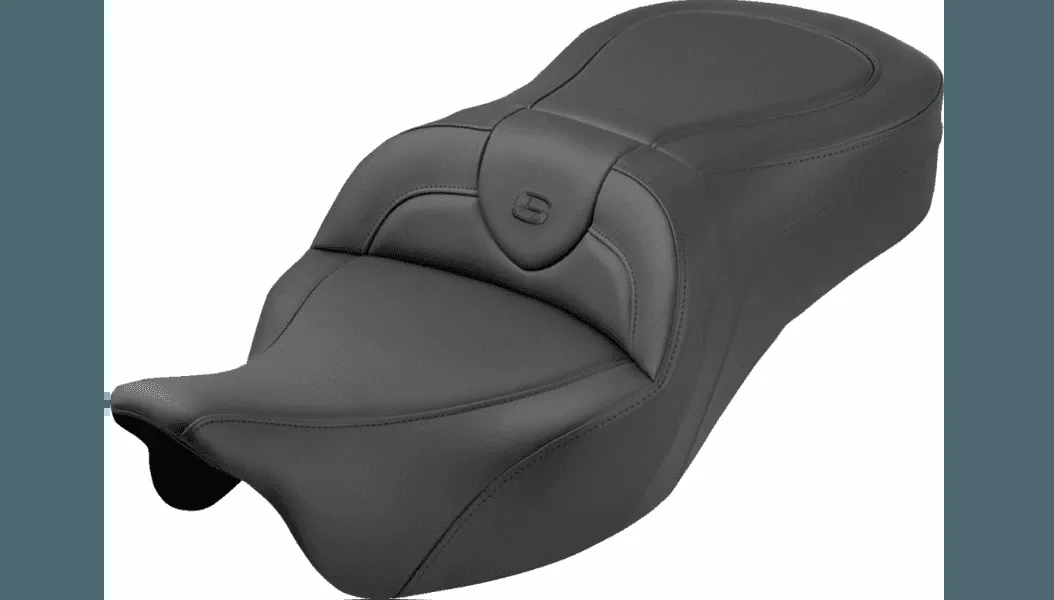 Saddlemen Road Sofa King Seats for '08-25* Harley Davidson Touring Models (Select Style, Driver Backrest and Stitching Color) Not for '23-24 CVO or '24-Up FLHX, FLTRX Models