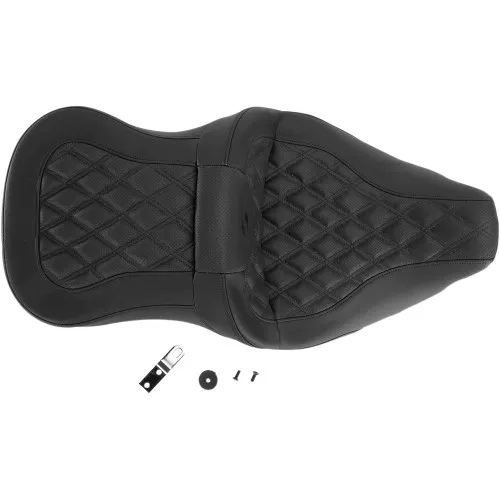 Saddlemen Road Sofa Seat for 2008-2023 Harley Touring - Lattice Stitch