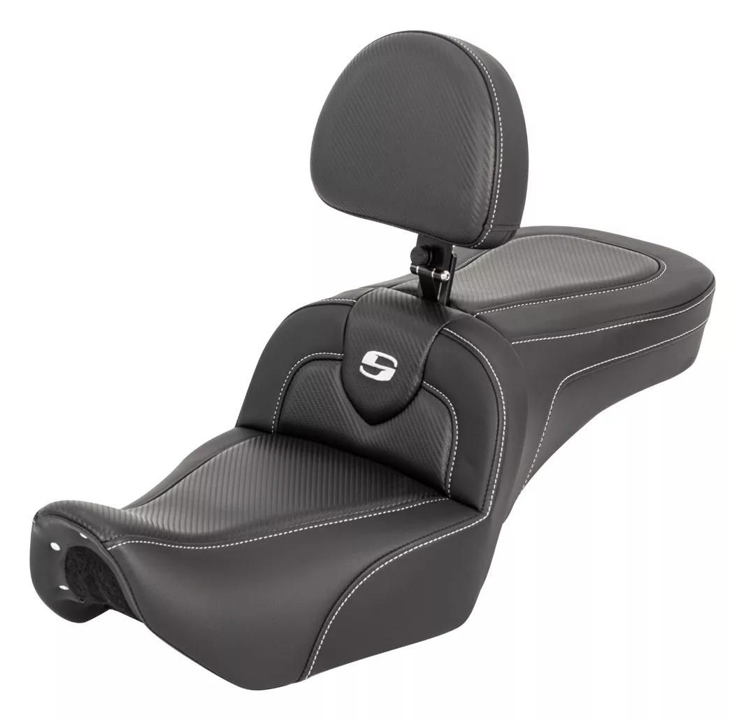 Saddlemen Roadsofa CF Carbon Fiber 2-Up Seat For Harley Nightster 2022-2026