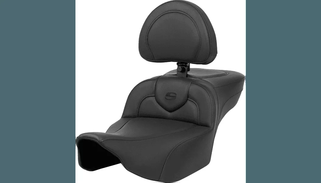 Saddlemen Roadsofa Extended Reach Seat with Driver Backrest for '23-24 Harley Davidson CVO Street Glide FLHXSE and '24-Up Road Glide and Street Glide