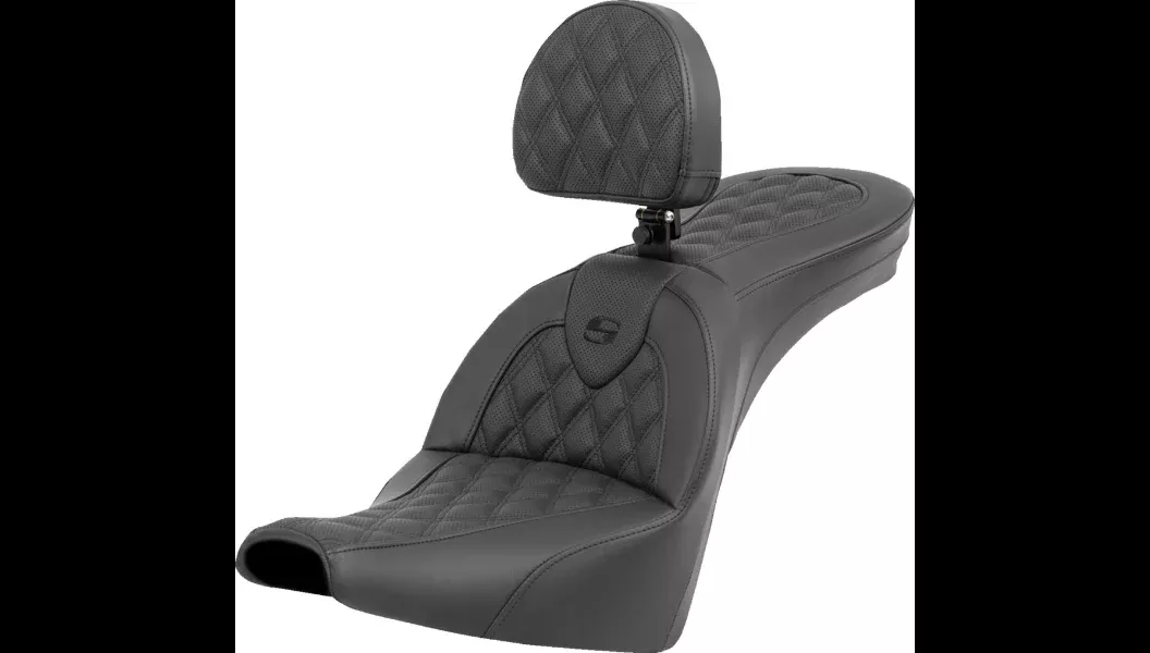 Saddlemen RoadSofa LS Seat W/ Drivers Backrest 4 Harley 18-23 FXBB/S/FXST