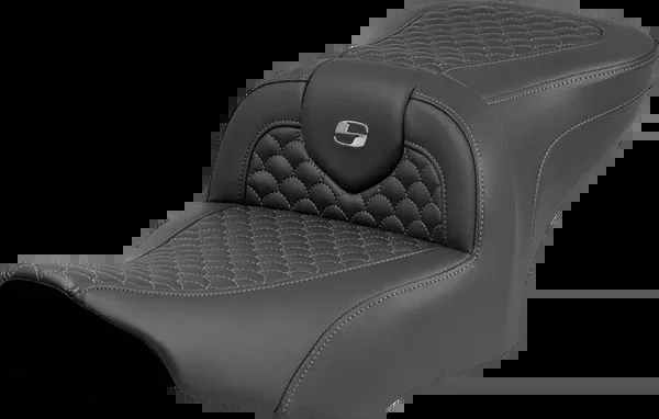 Saddlemen Roadsofa™ Seat – Dragon Scale Stitch – Dark Gray Stitch – W/O Backrest – FLTR/FLHX ’23-’24
