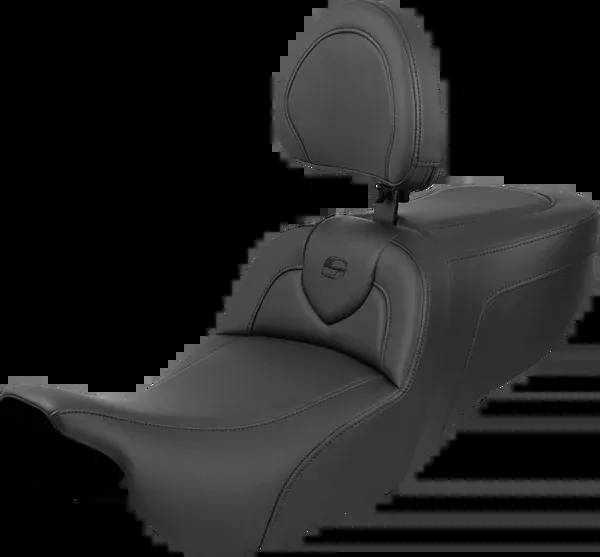 Saddlemen Roadsofa™ Seat - With Backrest - Plain - FLRT/FLTRT '15-'25