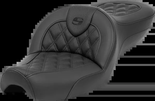 Saddlemen Roadsofa™ Seat - Without Backrest - Lattice Stitch - XL '79-'03