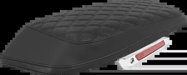 Saddlemen Saddlebag Lid Covers – Lattice – Black Stitch – FLH/FLT ’23-’25