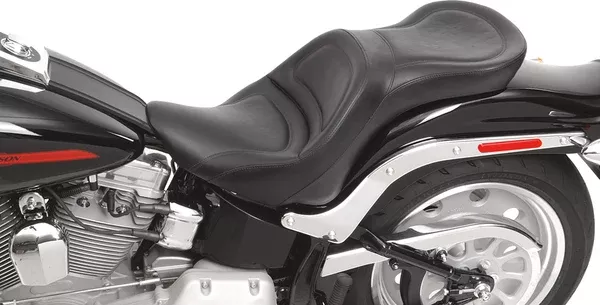 Saddlemen Seat – Explorer™ – Without Backrest – Stitched – Black – FLSTF ’07-’17