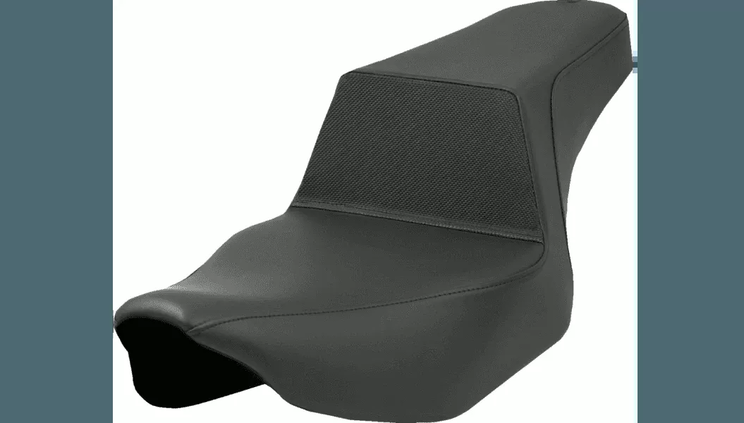 Saddlemen Standard Step-Up Seat for '23-24 Harley Davidson CVO Road Glide (ST) and Street Glide, '24-Up Road Glide and Street Glide Models - Front Lattice Stitch