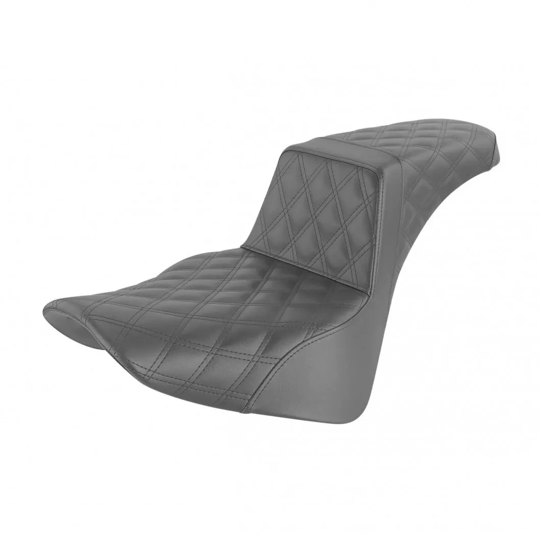 Saddlemen Step Up Front and Rear LS Seat for '18-22 Harley Davidson Softail Deluxe, Softail Heritage / Heritage Classic, Softail Slim
