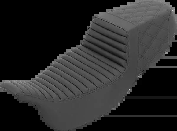Saddlemen Step-Up Seat - Extended Reach - Front Tuck-n-Roll/Rear Lattice Stitch - FLRT/FLTRT '15-'25 - 815-07E-176
