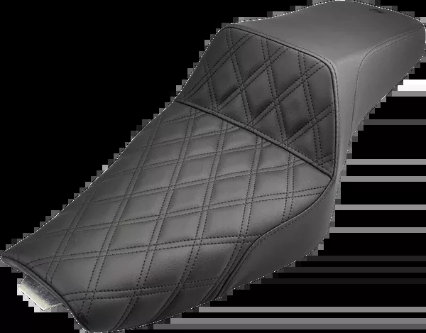 Saddlemen Step-Up Seat - Front Lattice Stitch - Black - XL