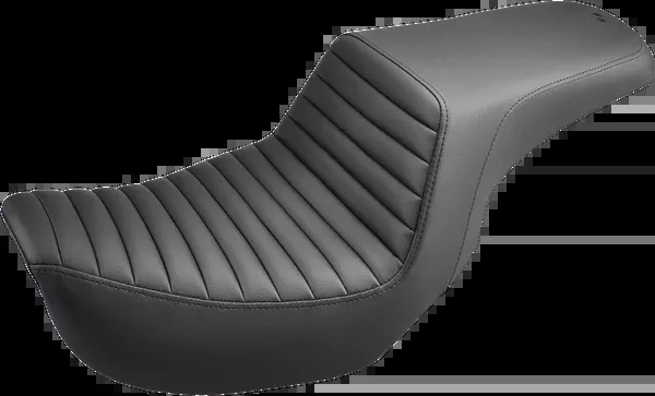 Saddlemen Step-Up Seat - Front Tuck-N-Roll - Black - Dyna