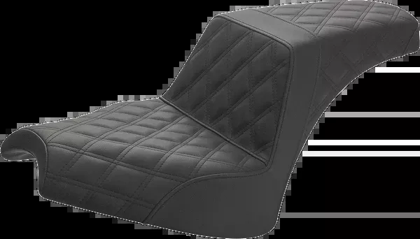 Saddlemen Step-Up Seat - Full Lattice Stitch - Black - Chief
