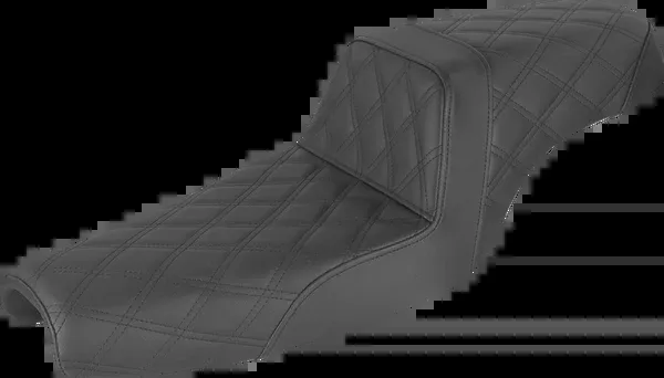 Saddlemen Step-Up Seat - Full Lattice Stitch - Black - XL