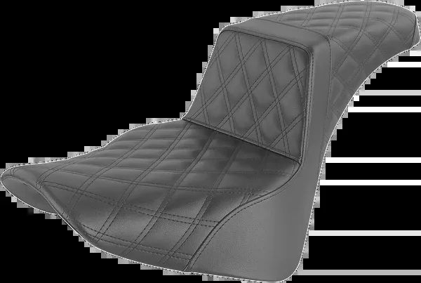 Saddlemen Step-Up Seat - Full Lattice Stitch - Black