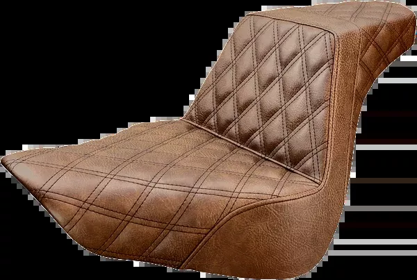 Saddlemen Step-Up Seat – Full Lattice Stitch – Brown – FL/FX ’18-’24