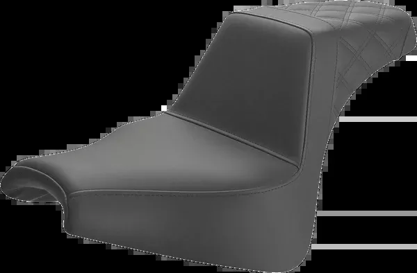 Saddlemen Step-Up Seat – Rear Lattice Stitch – Black – FXFB
