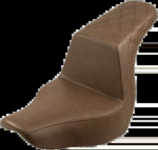 Saddlemen Step-Up Seat - Rear Lattice Stitch - Brown