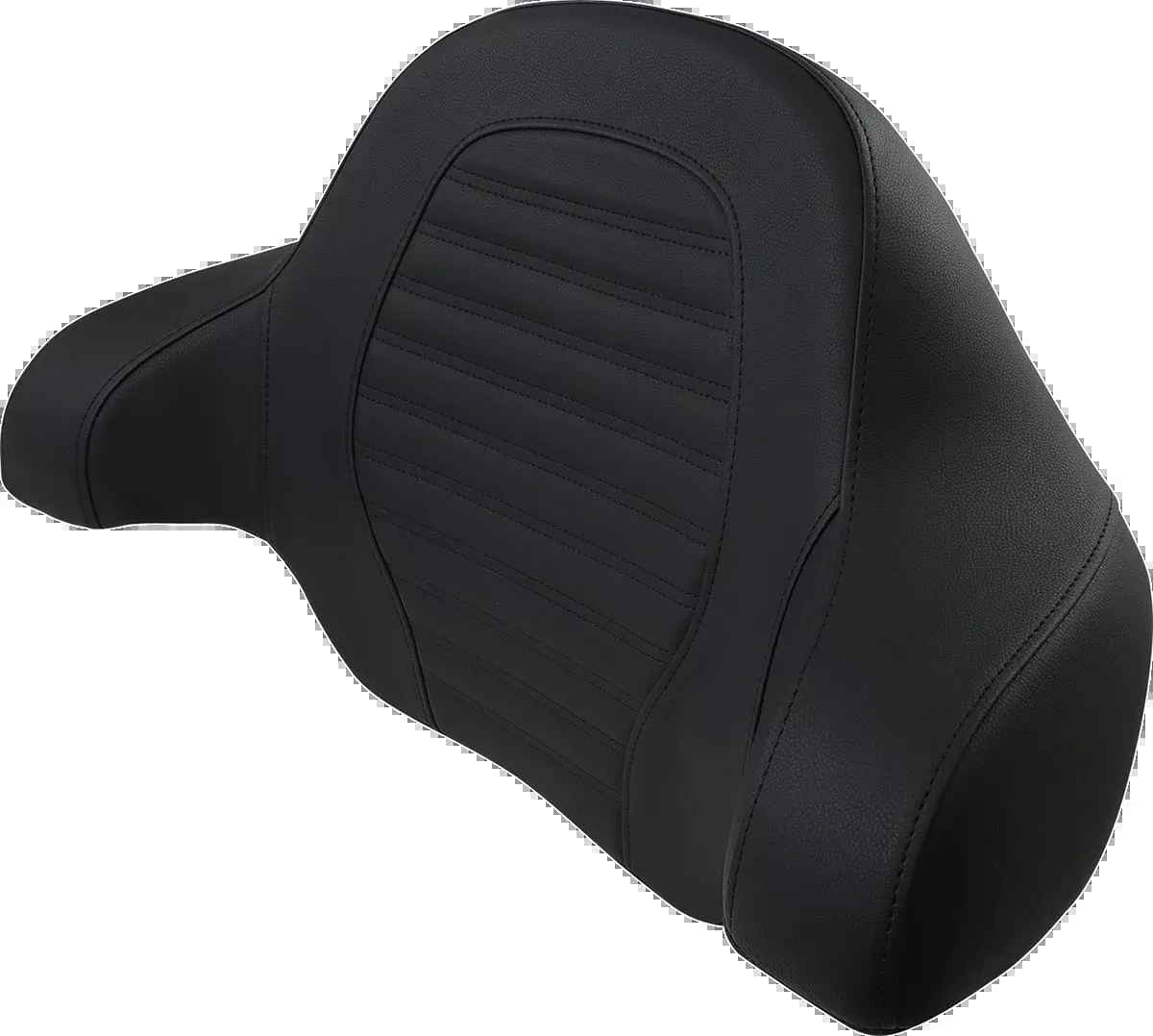 Saddlemen Tour-Pak Backrest Pad - Slim - Roll & Pleat - Black - FL '14-'23 - 814-07-TPACK-RP