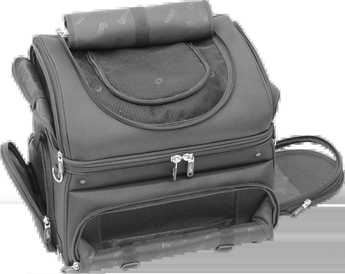 Saddlemen Universal Pet Voyager Luggage Carrier for Harley Davidson Motorcycle