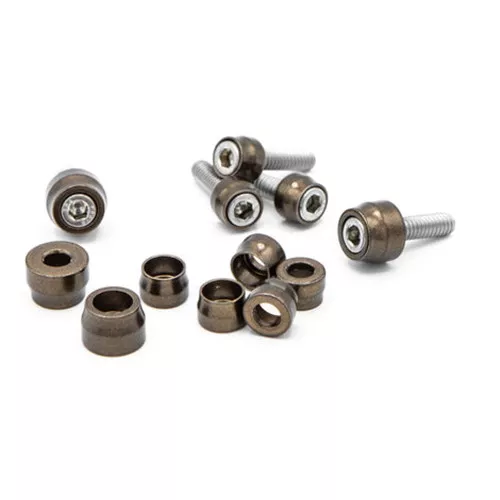 Santoro Fabworx Deluxe Chacho Engine Bolt Kit for Harley M8 Softail/Touring - Bronze