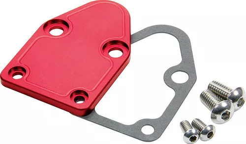 SBC F/P Block Off Plate Red ALL40302