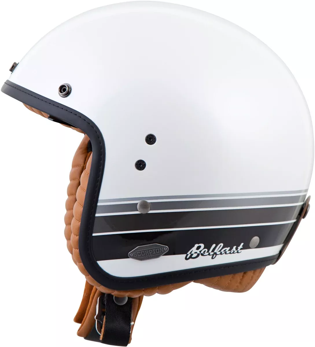 Scorpion EXO Belfast Blanco Helmet