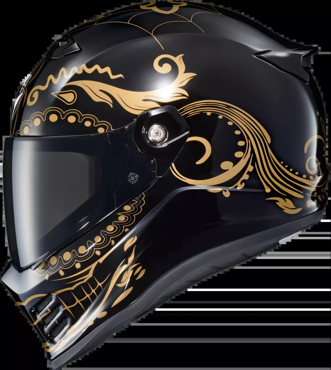 Scorpion EXO Covert FX Full Face Helmet | El Malo Gold/Gloss Black | 2X