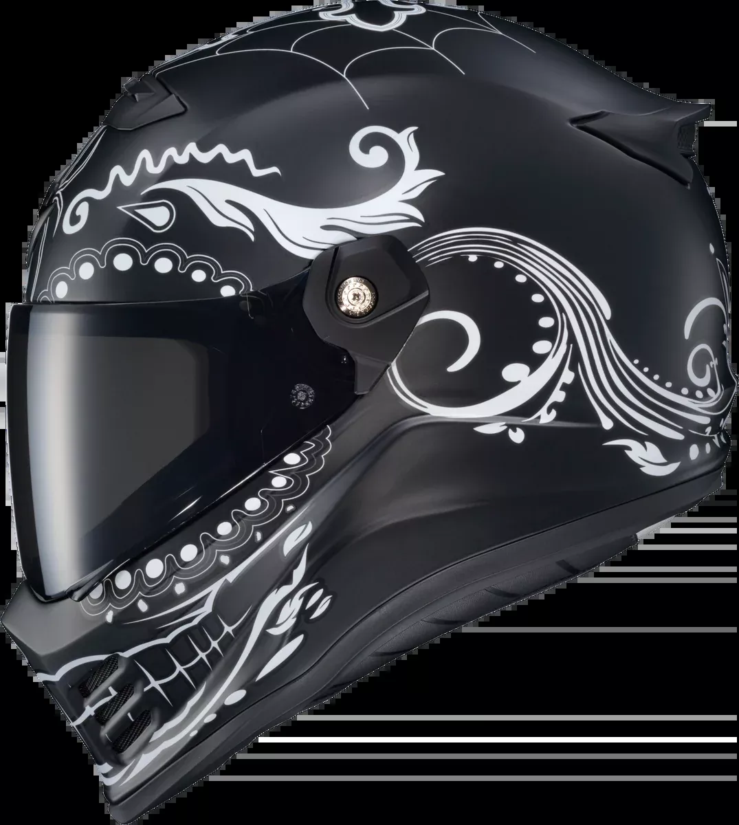 Scorpion EXO Covert FX Full Face Helmet | El Malo White/Matte Black | Large