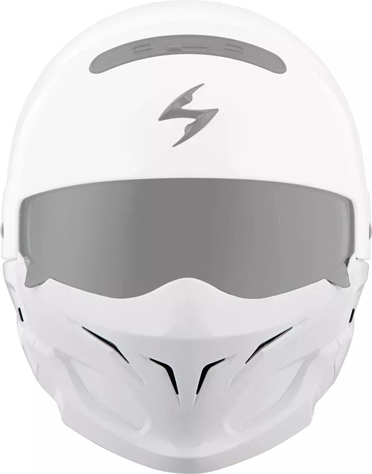 Scorpion EXO Covert Helmet Face Mask | White
