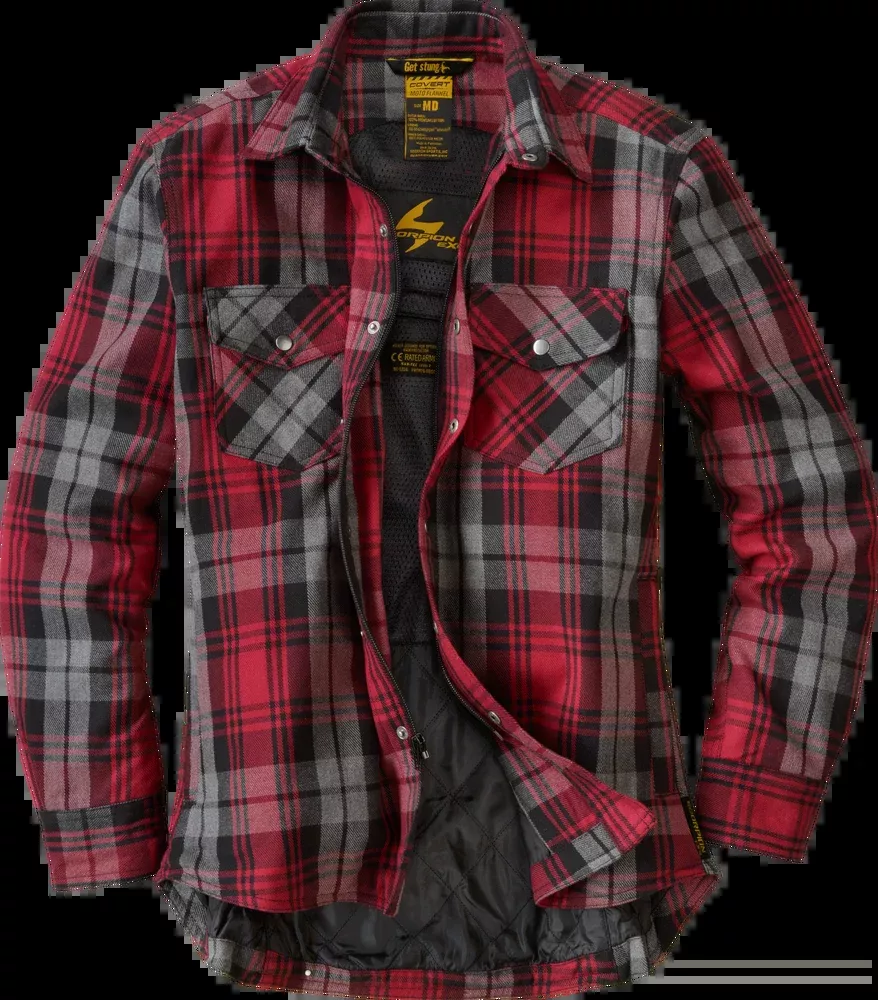 Scorpion EXO Covert Women's Flannel | Red/Grey | Large