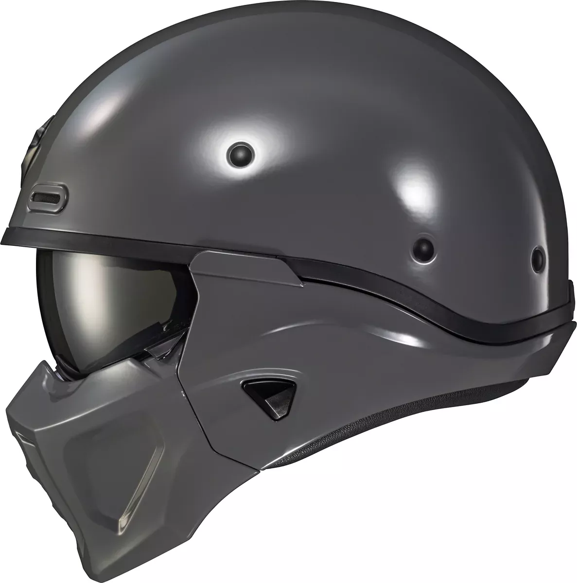 Scorpion EXO COVERT X OPEN-FACE HELMET CEMENT GREY SM