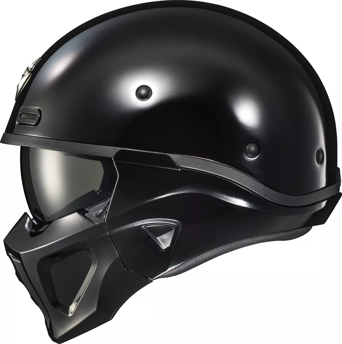 Scorpion EXO COVERT X OPEN-FACE HELMET GLOSS BLACK LG