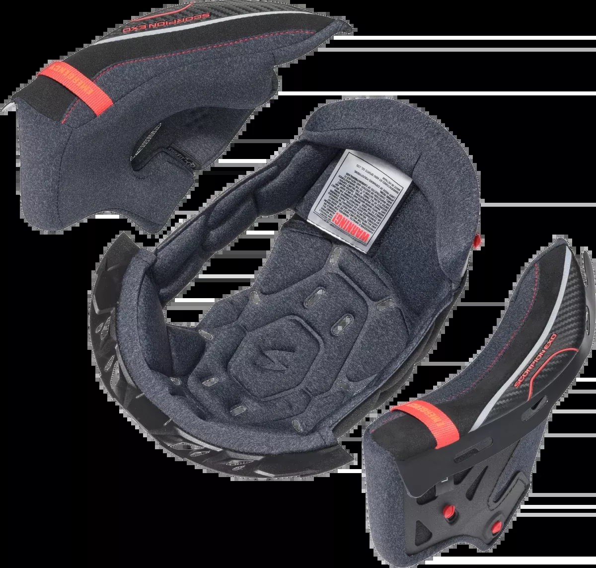 Scorpion EXO Eclipse Kwikwick C Liner/Cheek Pad Kit