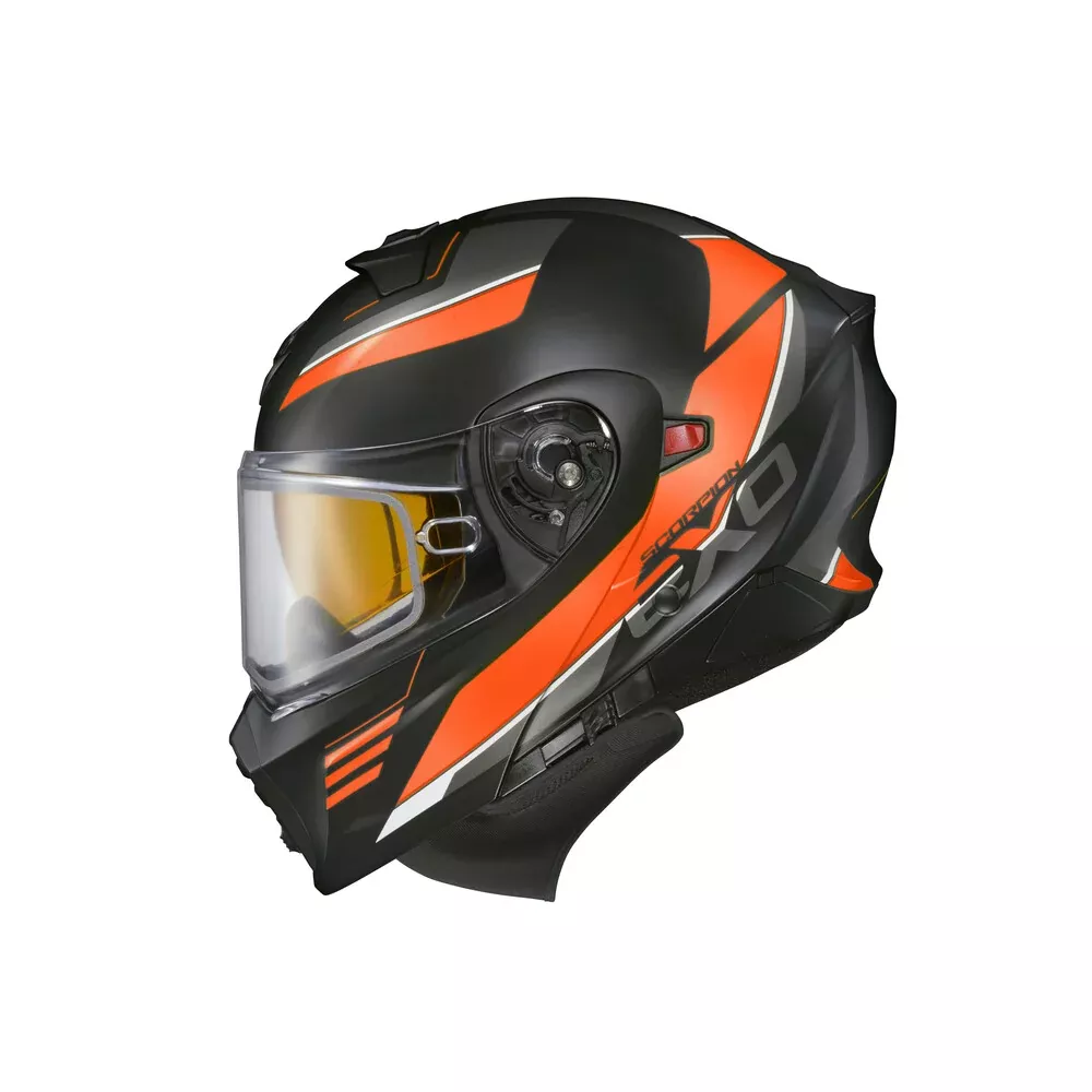 Scorpion EXO EXO-GT930 Cold Weather Helmet | Modulus Orange (Dual Pane) | Large