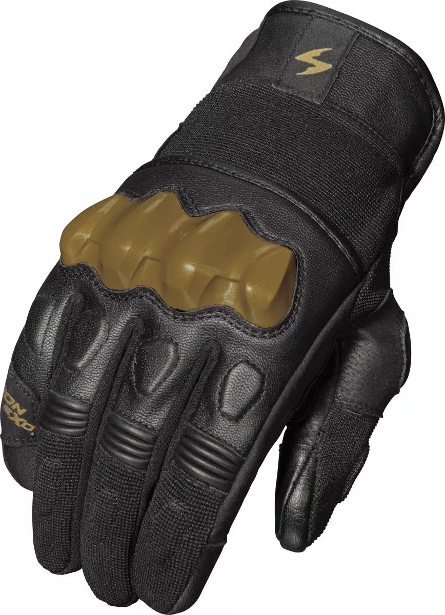 Scorpion EXO HYBRID AIR GLOVES BLACK/GOLD MD
