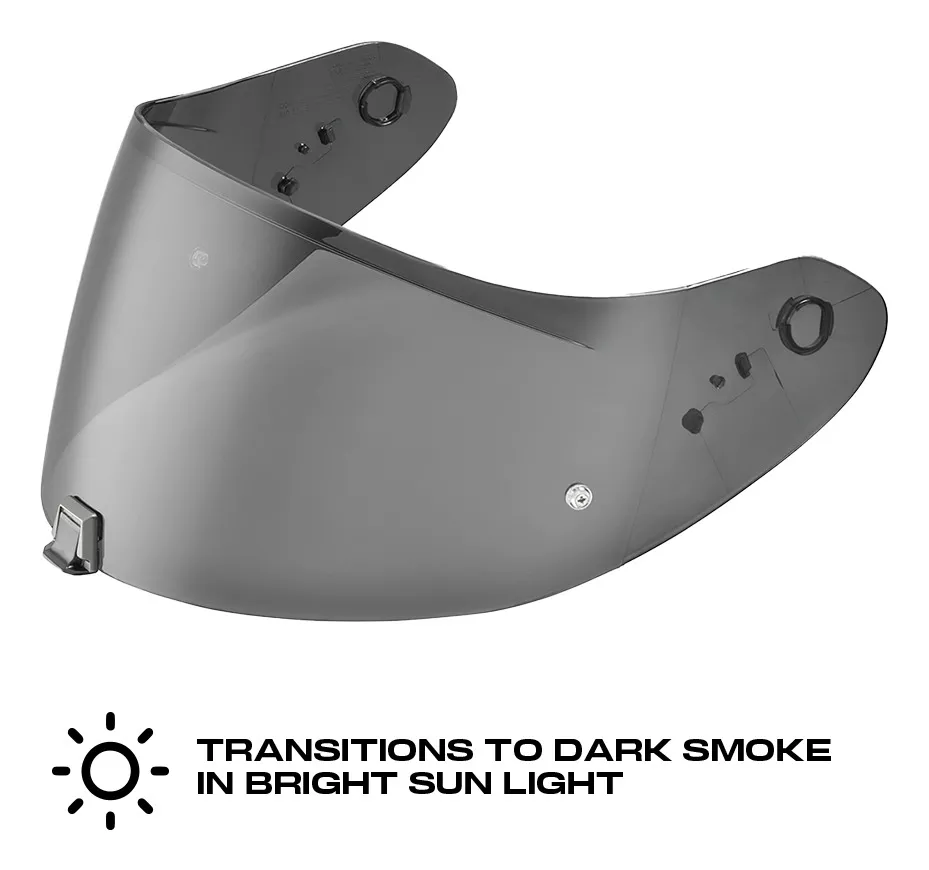 Scorpion EXO R1 Air / St1400 / T520 / R330 Photochromic Pinlock-Ready Face Shield