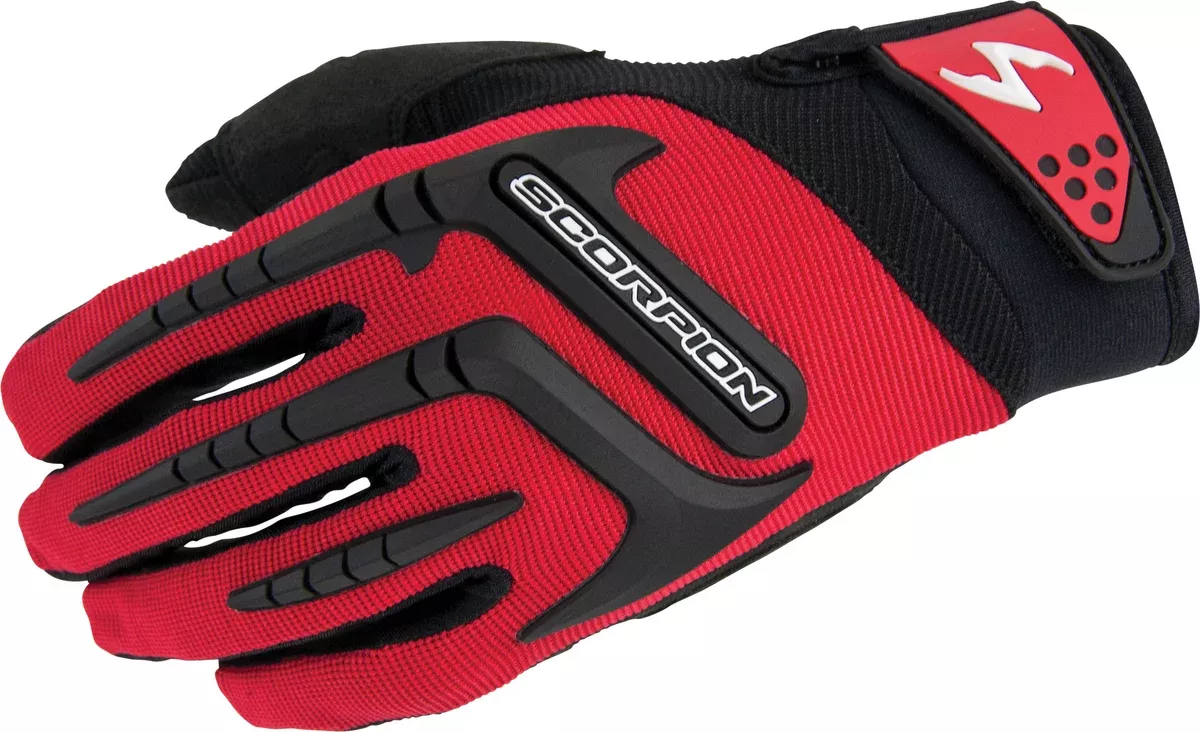 Scorpion EXO SKRUB GLOVES RED MD