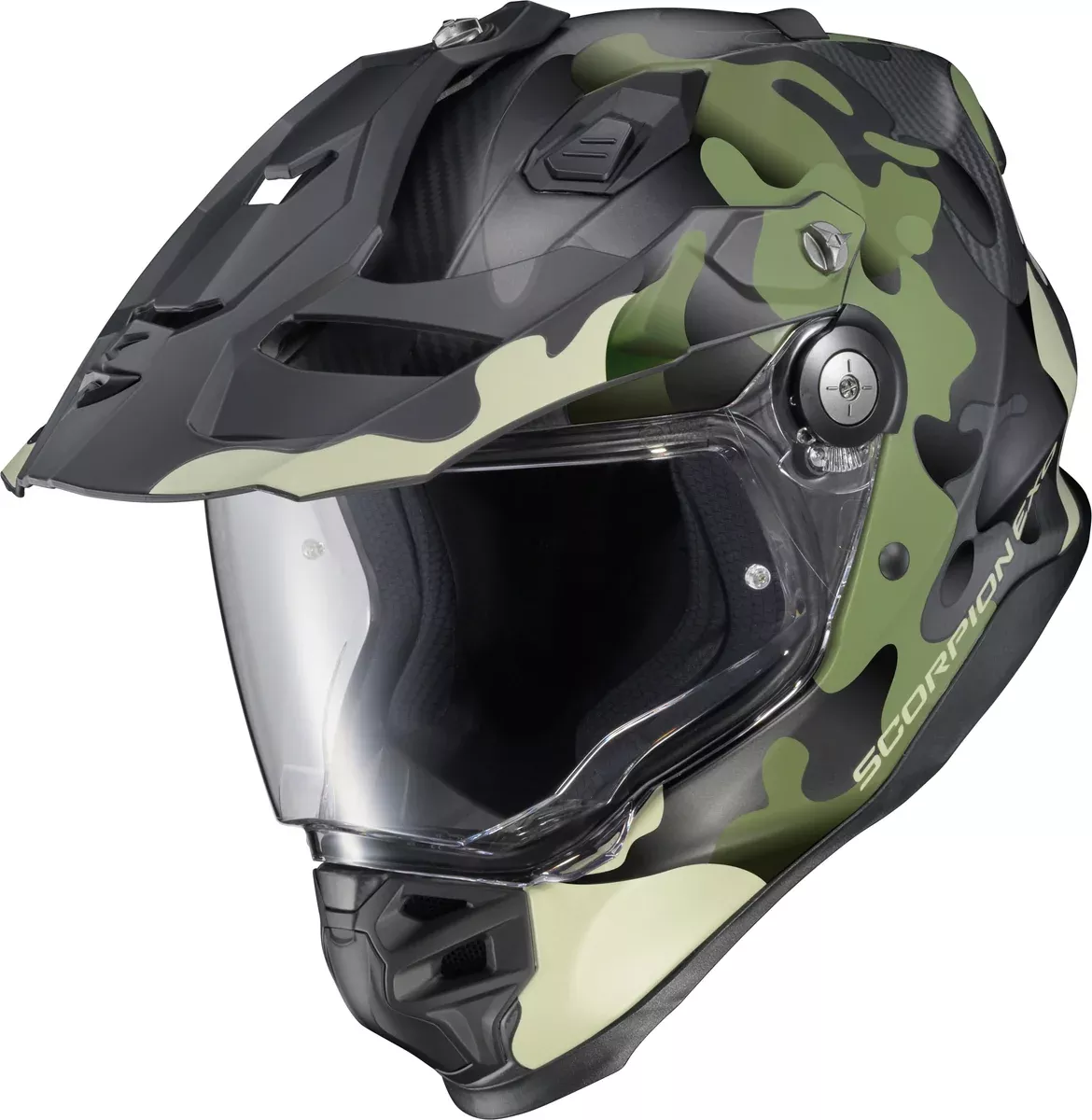 Scorpion EXO XT9000 Carbon Full Face Helmet | Gilley Green | Large