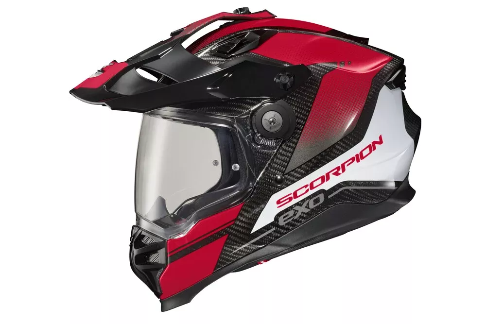 Scorpion EXO XT9000 Carbon Full-Face Helmet | Trailhead Dark Red | 2X