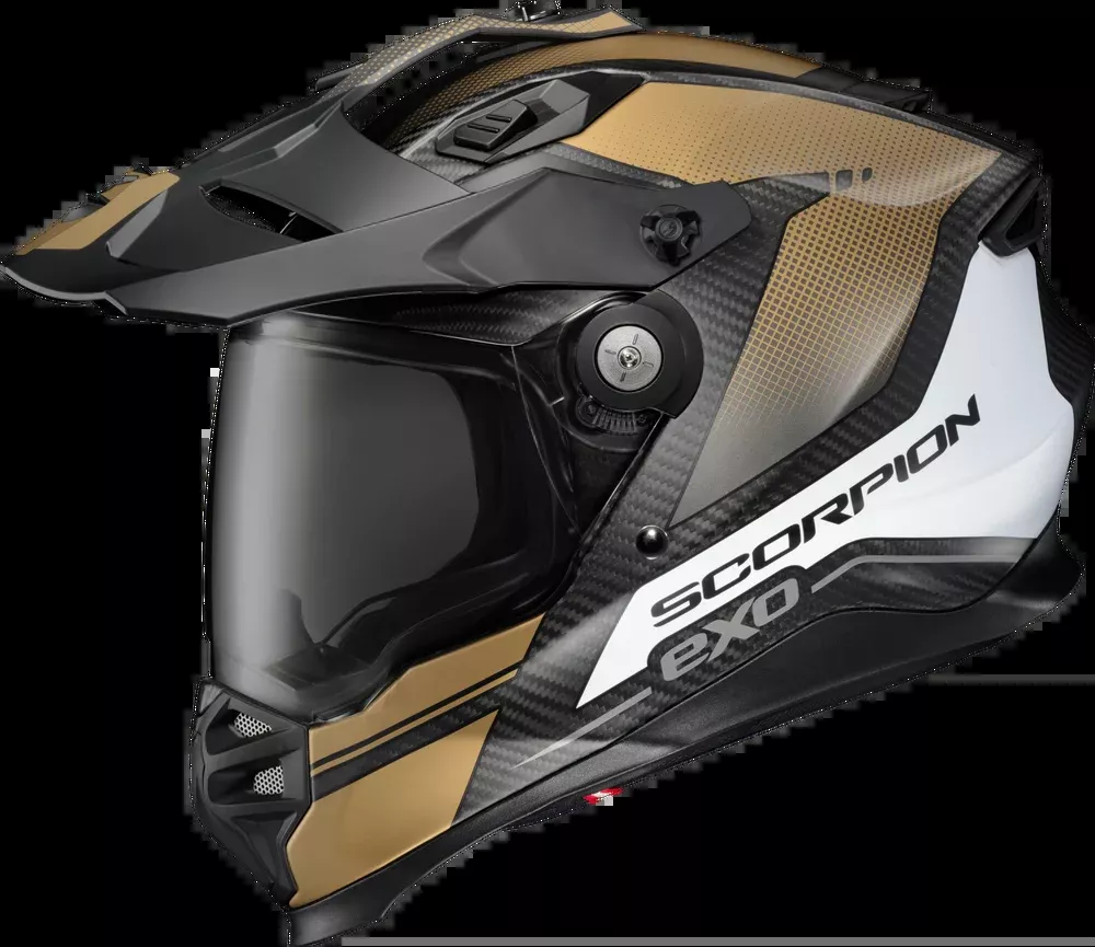 Scorpion EXO XT9000 Carbon Full-Face Helmet | Trailhead Matte Gold | 2X