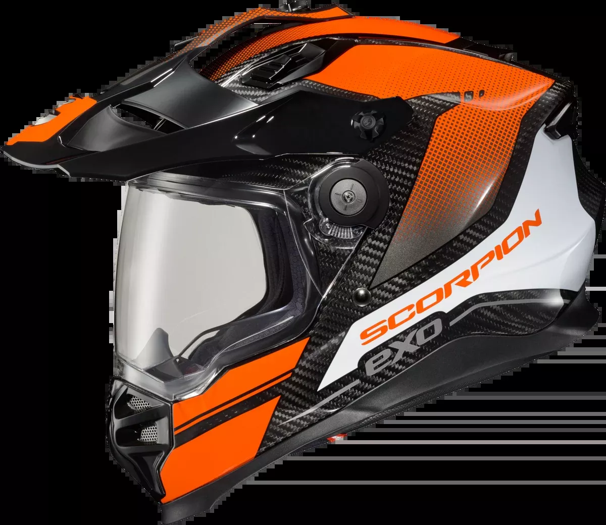 Scorpion EXO XT9000 Carbon Full-Face Helmet | Trailhead Orange | Large